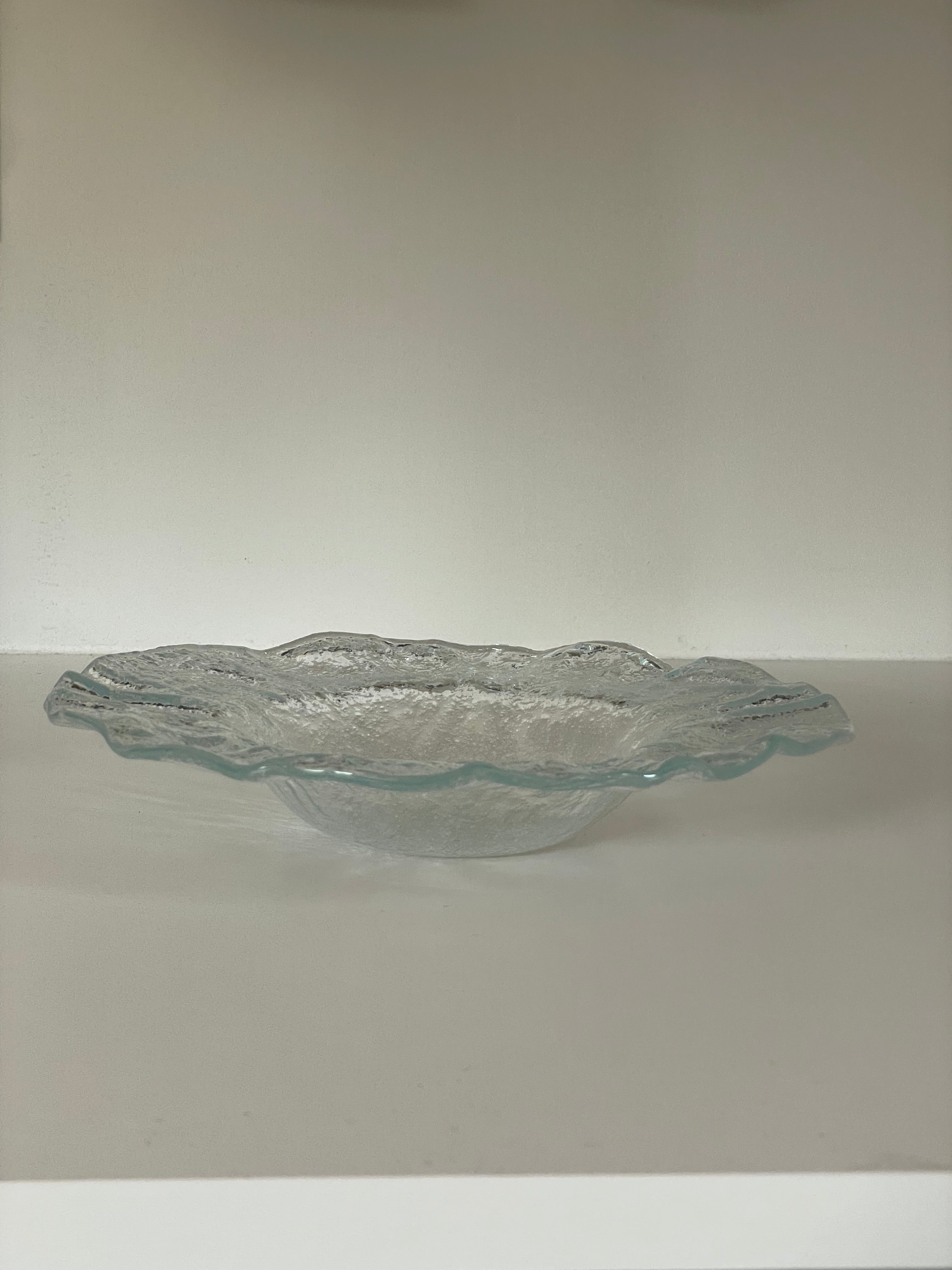 Just Glass Swirl Clear Glass/23cm