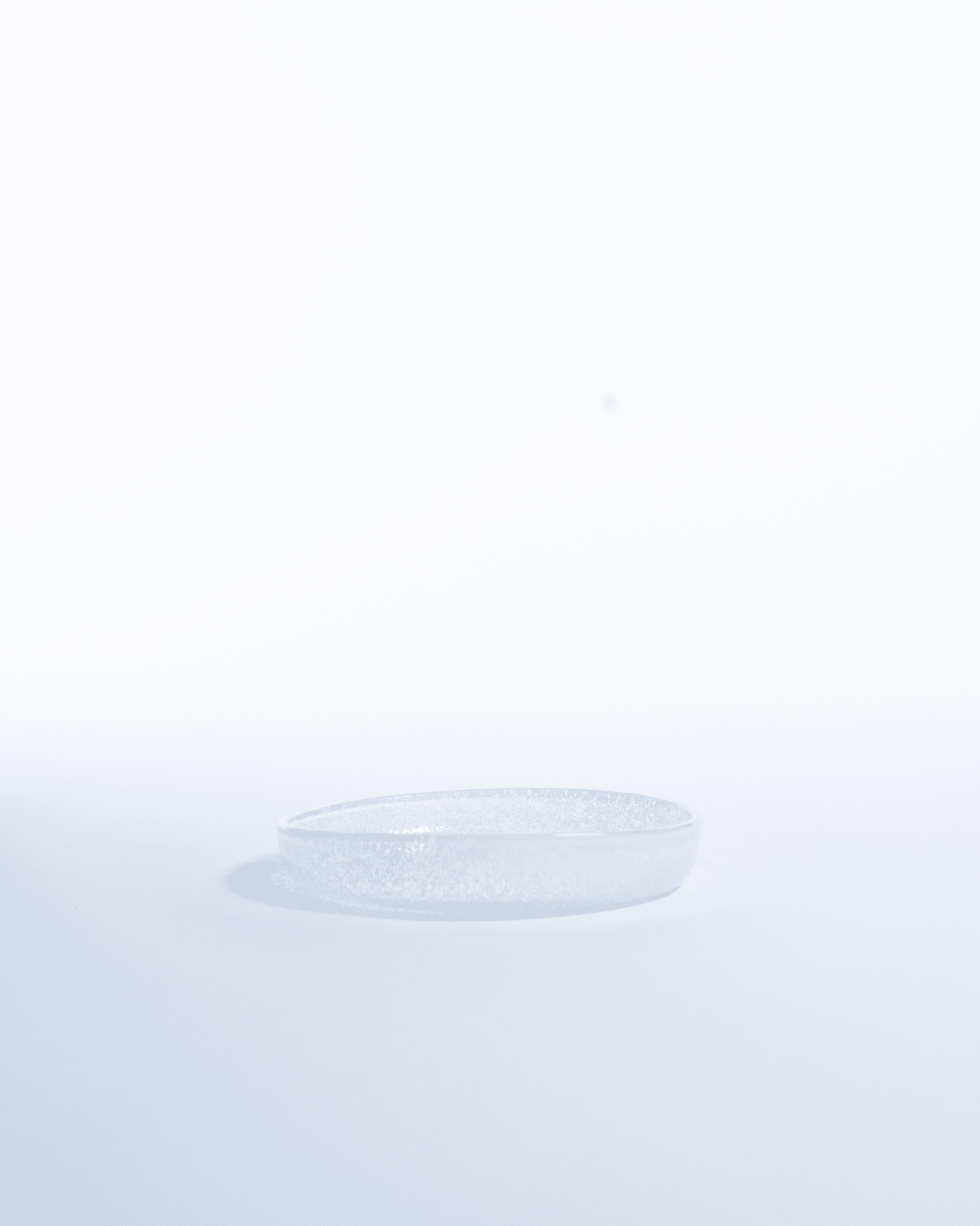 6st JUST GLASS EDGE MELLAN TALLRIK ARCTIC/17CM - Norling Studio