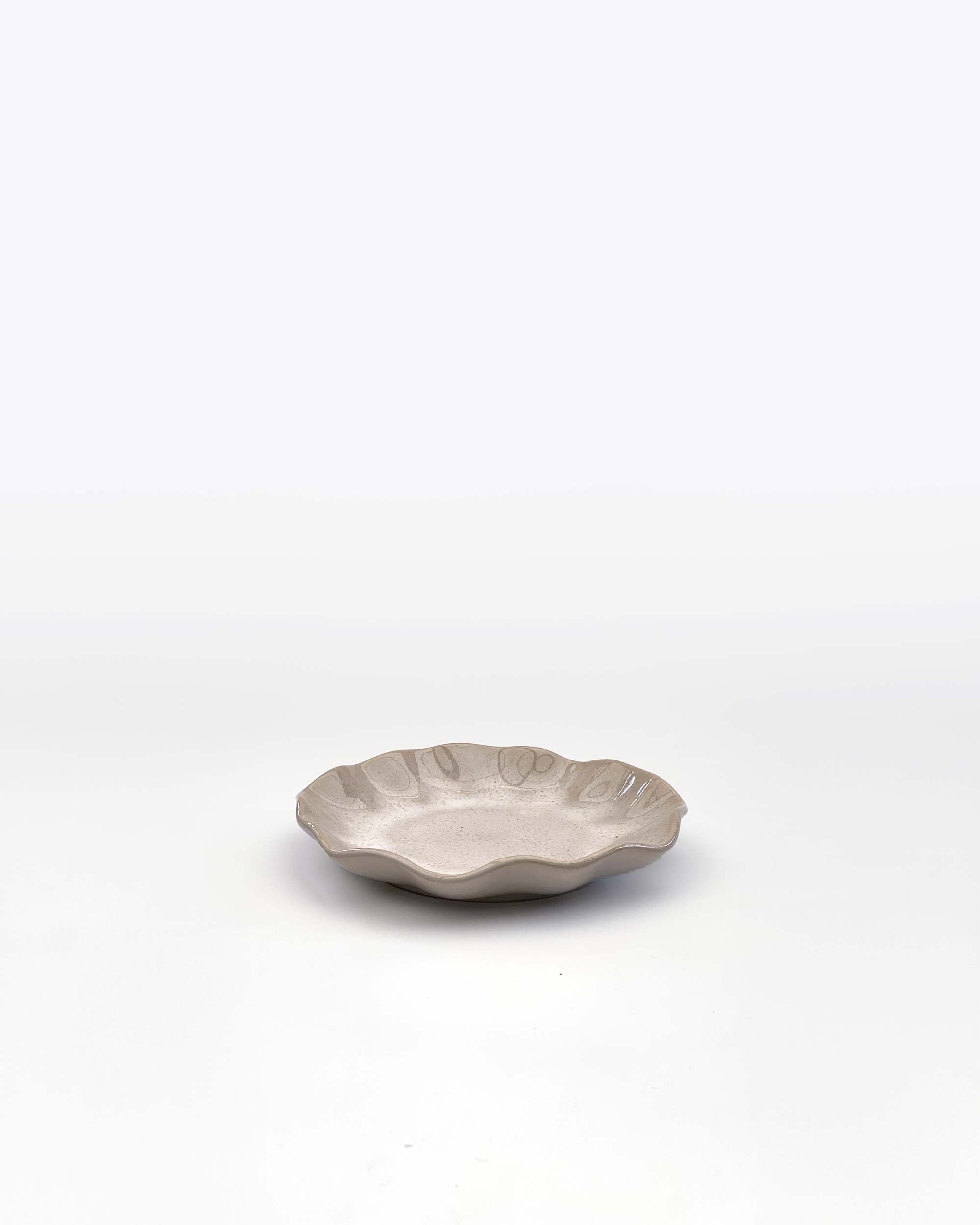 Farrago Wave Liten Tallrik Earthy Pearl/15cm