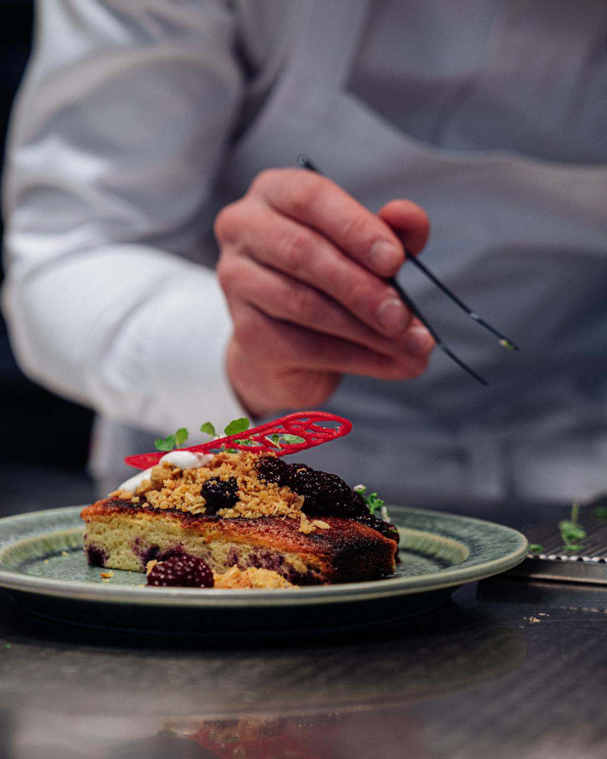 Farrago Plate Rim Green Wrack/23cm