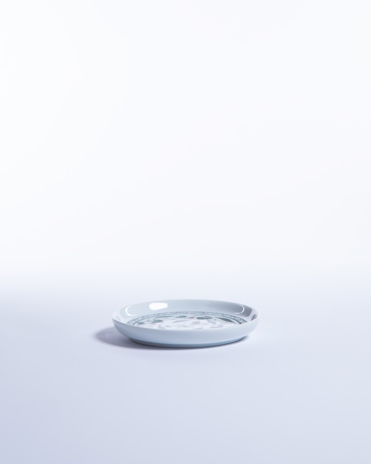 Liten Tallrik Italiano Forest, mörkgrön 16 cm – från Norling Studio