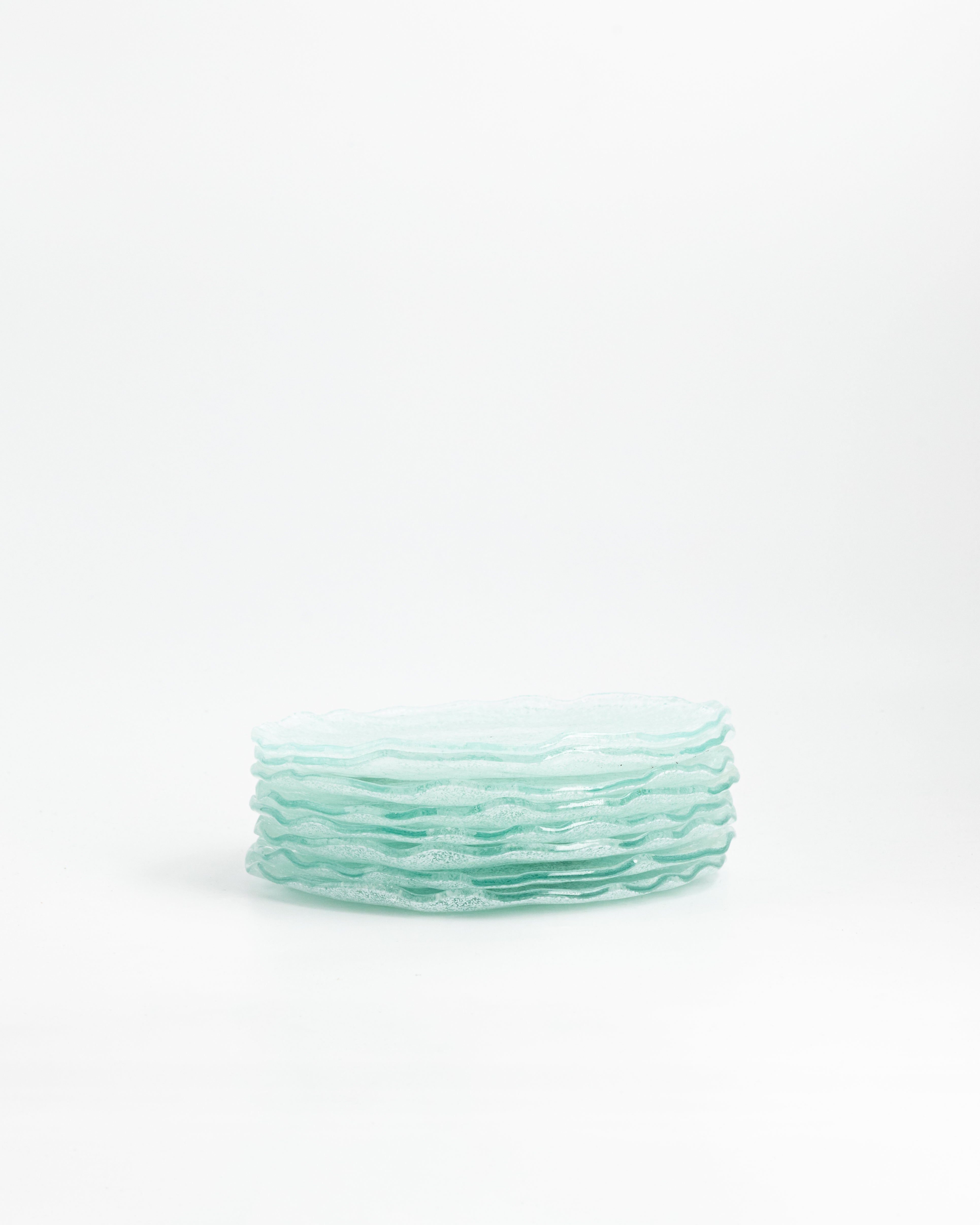 6st Just Glass Tallrik Arctic/20cm