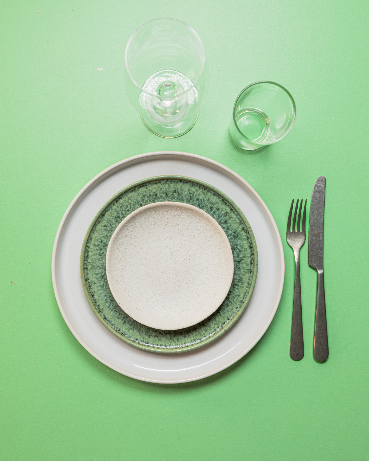 Farrago Plate Green Wrack/22cm