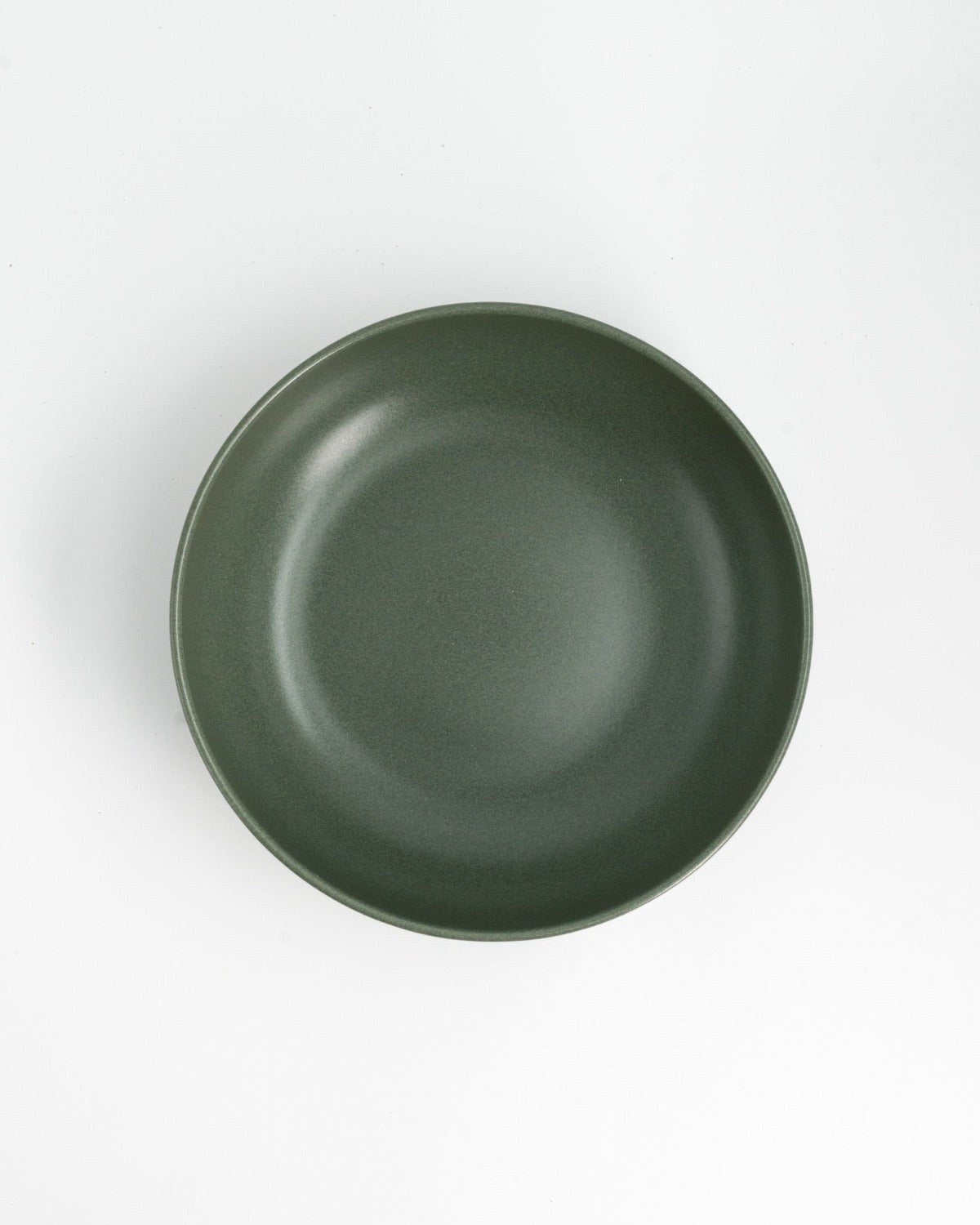 Skål Archi Sallads Lawn, olivgrön stengods 26 cm – från Norling Studio