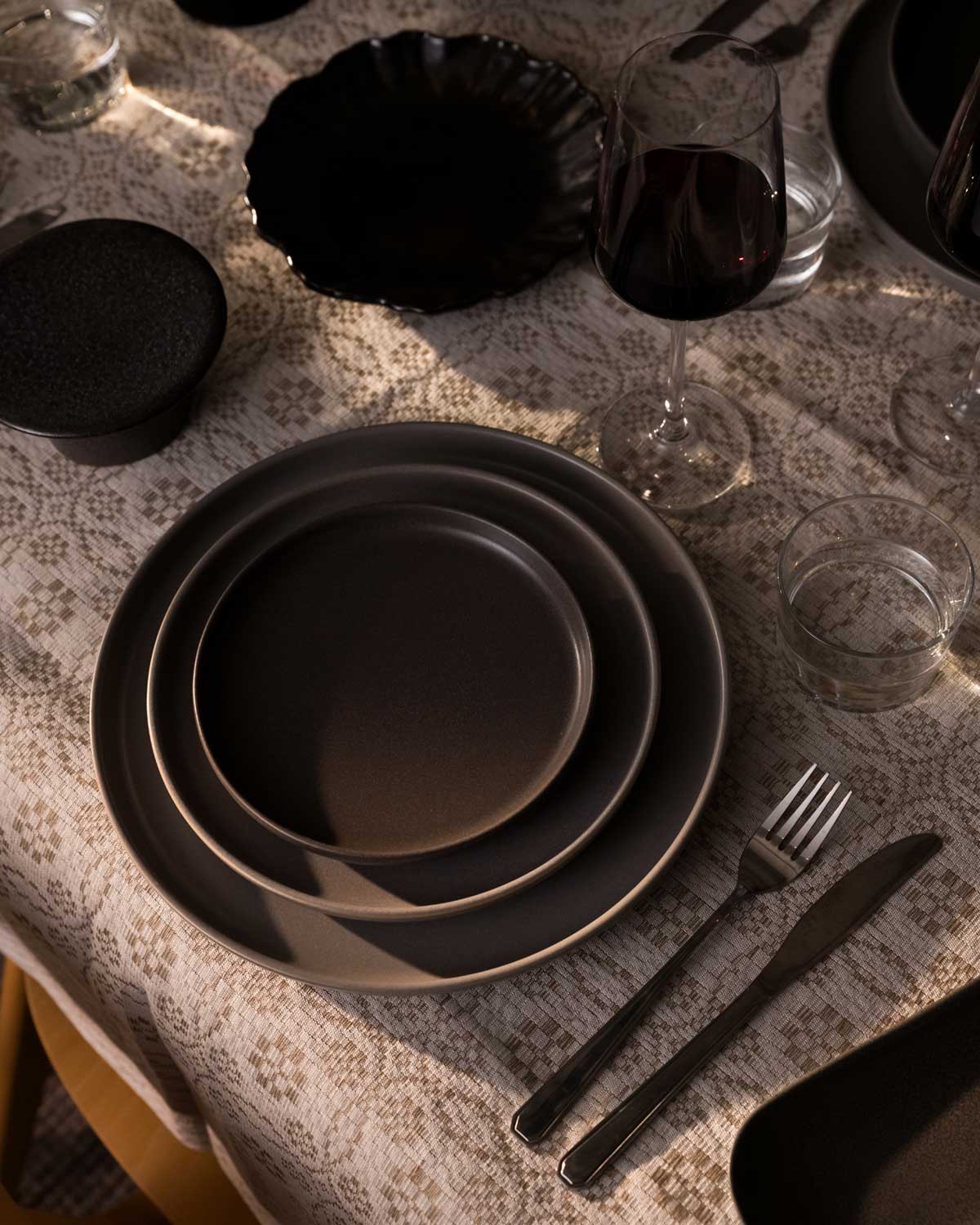 Archi servis grande delux 30-delar stone mix - Norling Studio