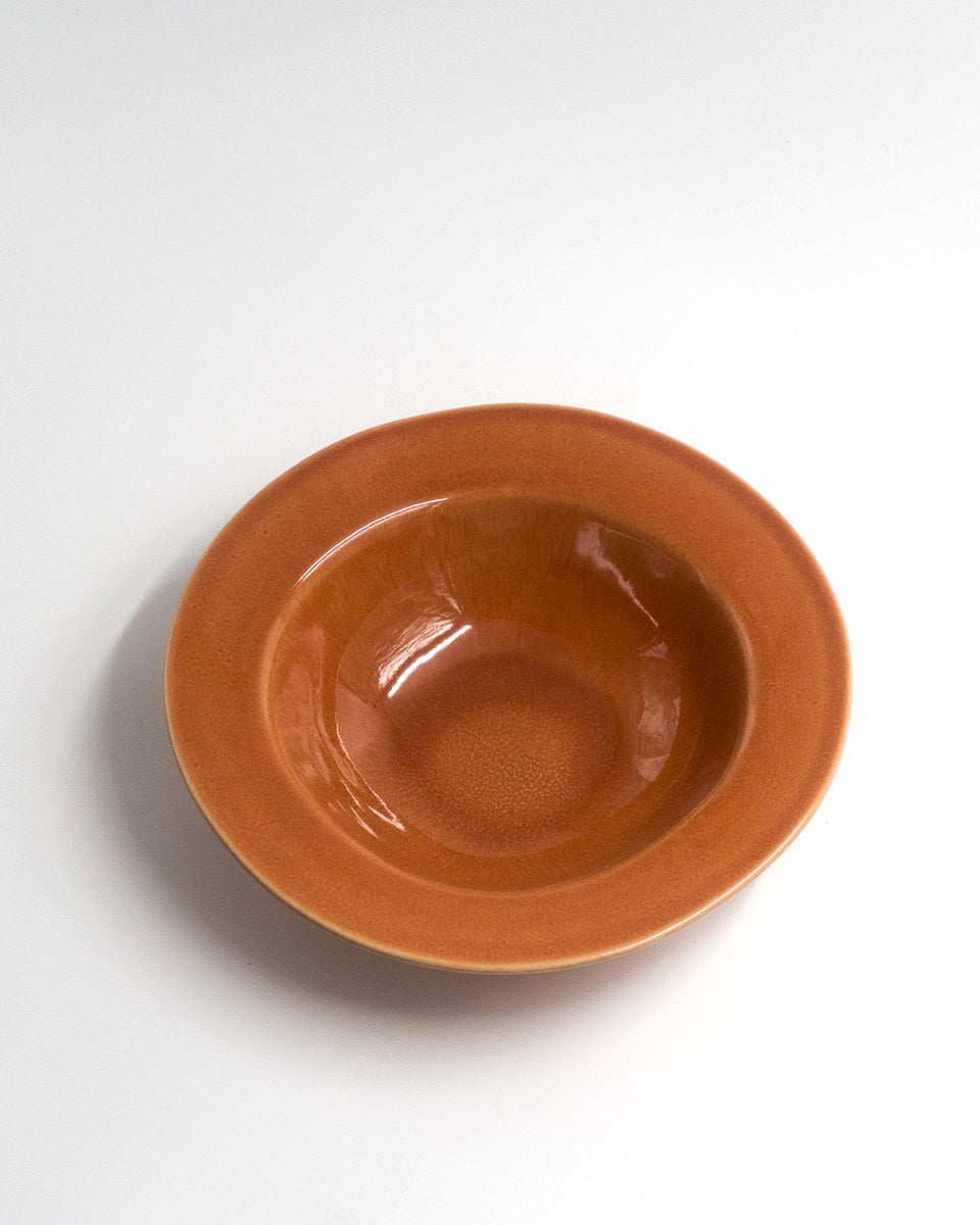 Hattskål Farrago Caramel, karamellbrun 22 cm – från Norling Studio