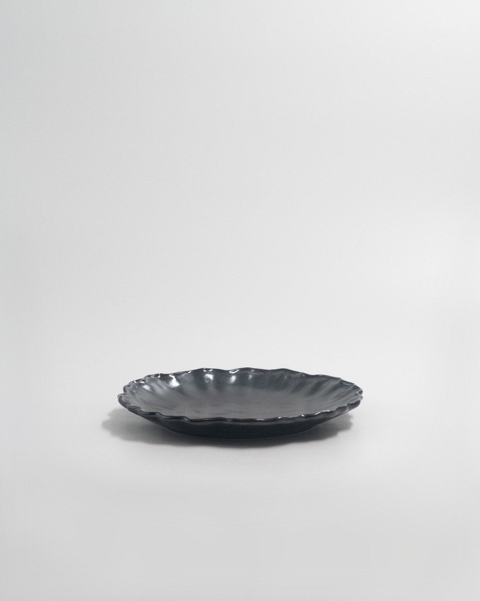 Liten Tallrik Farrago Wave Metallic, metallglänsande 19 cm (bild 2) – från Norling Studio