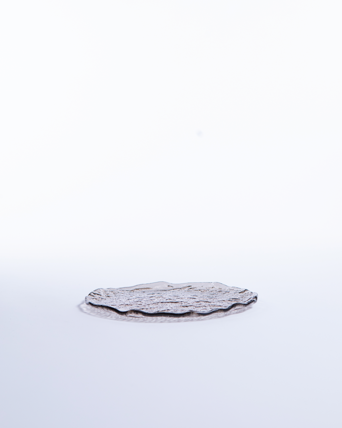 6st Just Glass Tallrik Smoke/20cm