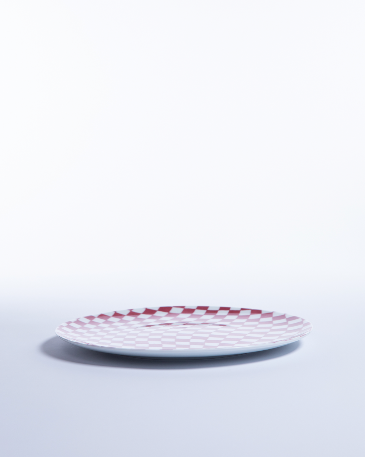 Lazio Plate Burgundy/28cm
