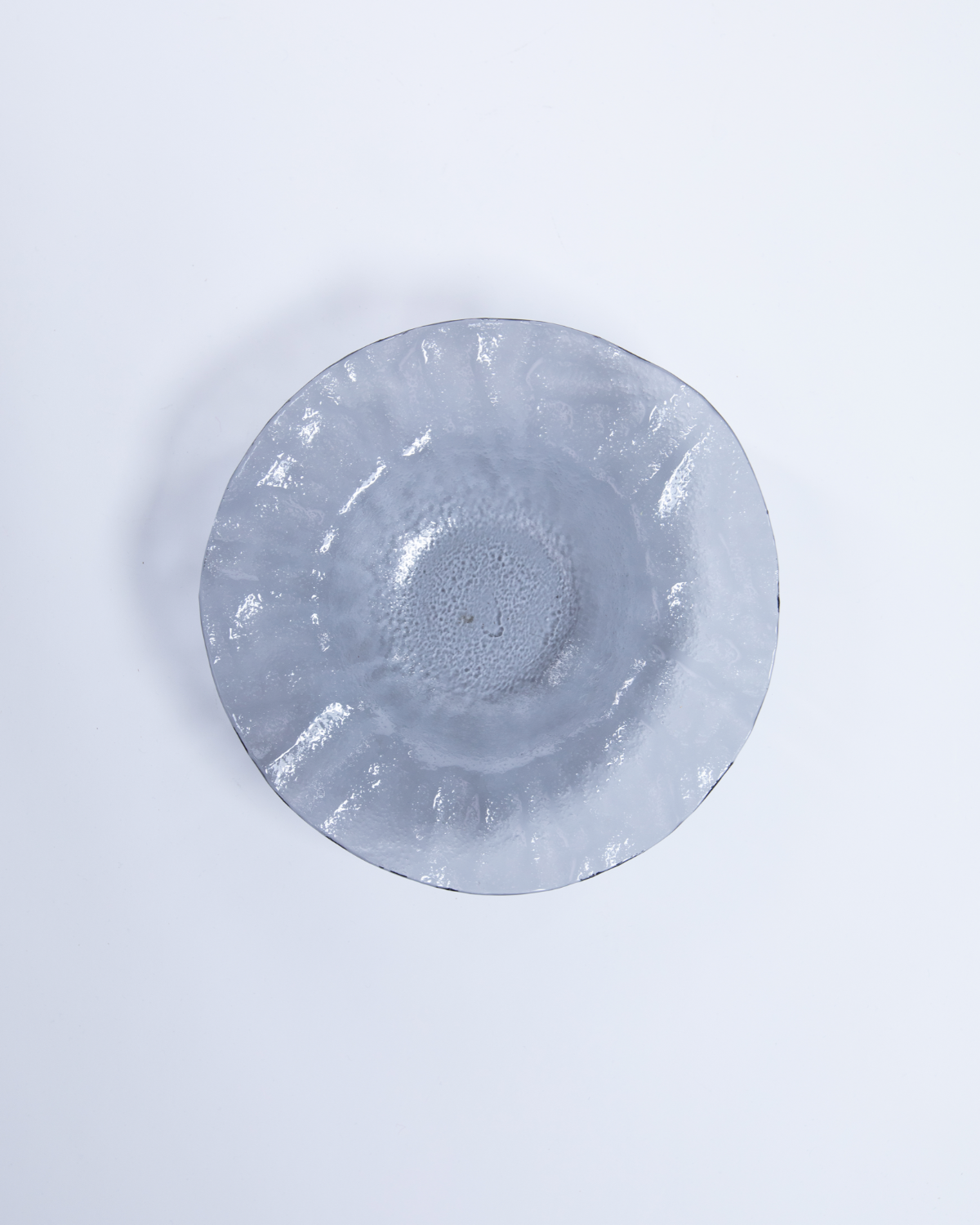 Just Glass Swirl Smoke/23.5cm