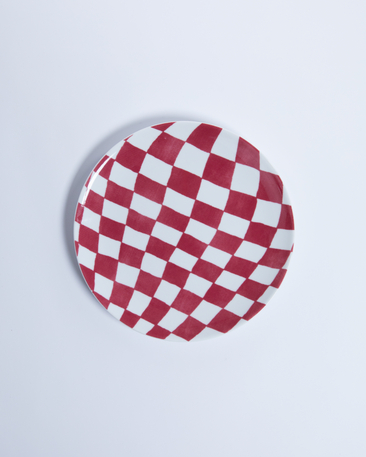 Lazio Plate Burgundy/24cm