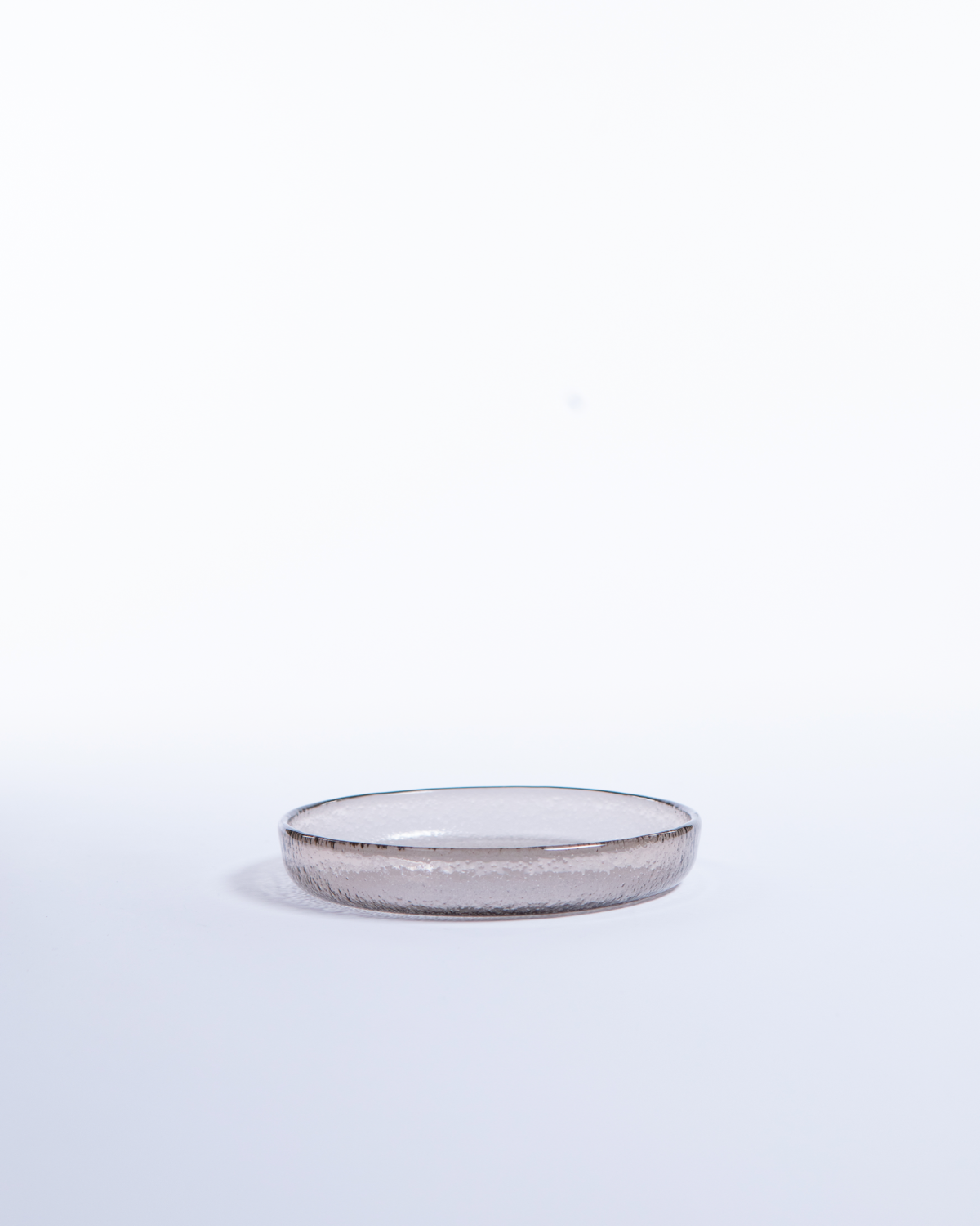 Just Glass Edge Between Plate Smoke/17cm