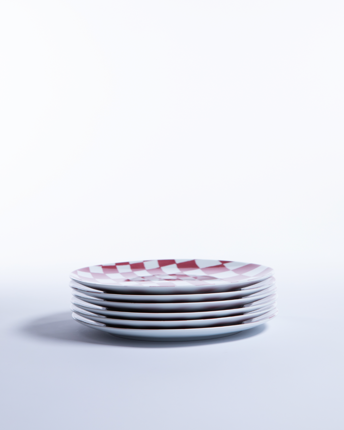 Lazio Plate Burgundy/24cm