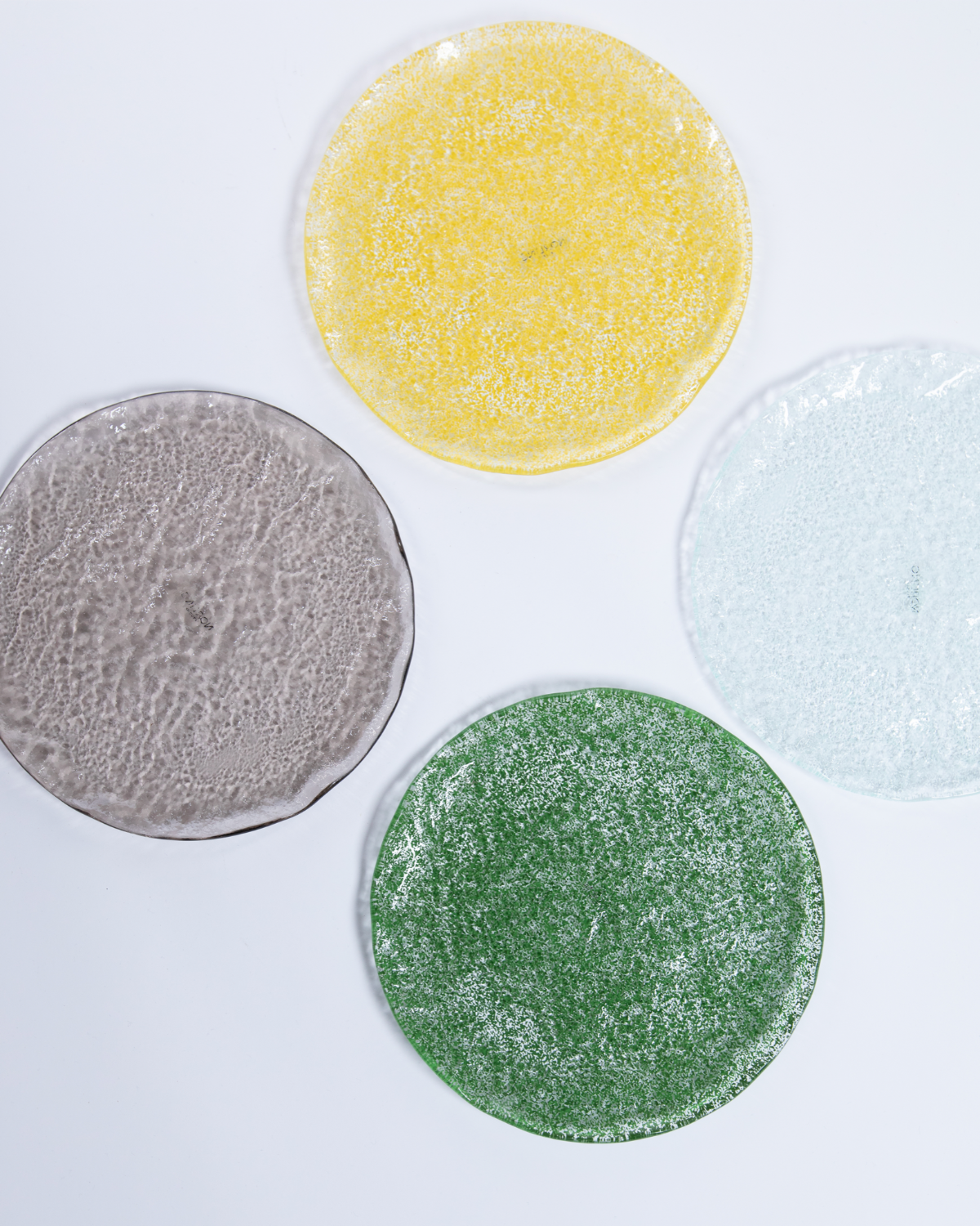 Just Glass Plate Turmeric/20cm