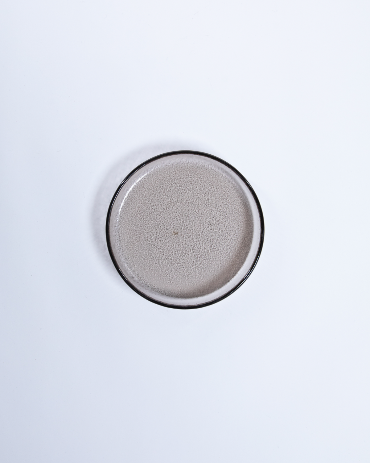 Just Glass Edge Between Plate Smoke/17cm