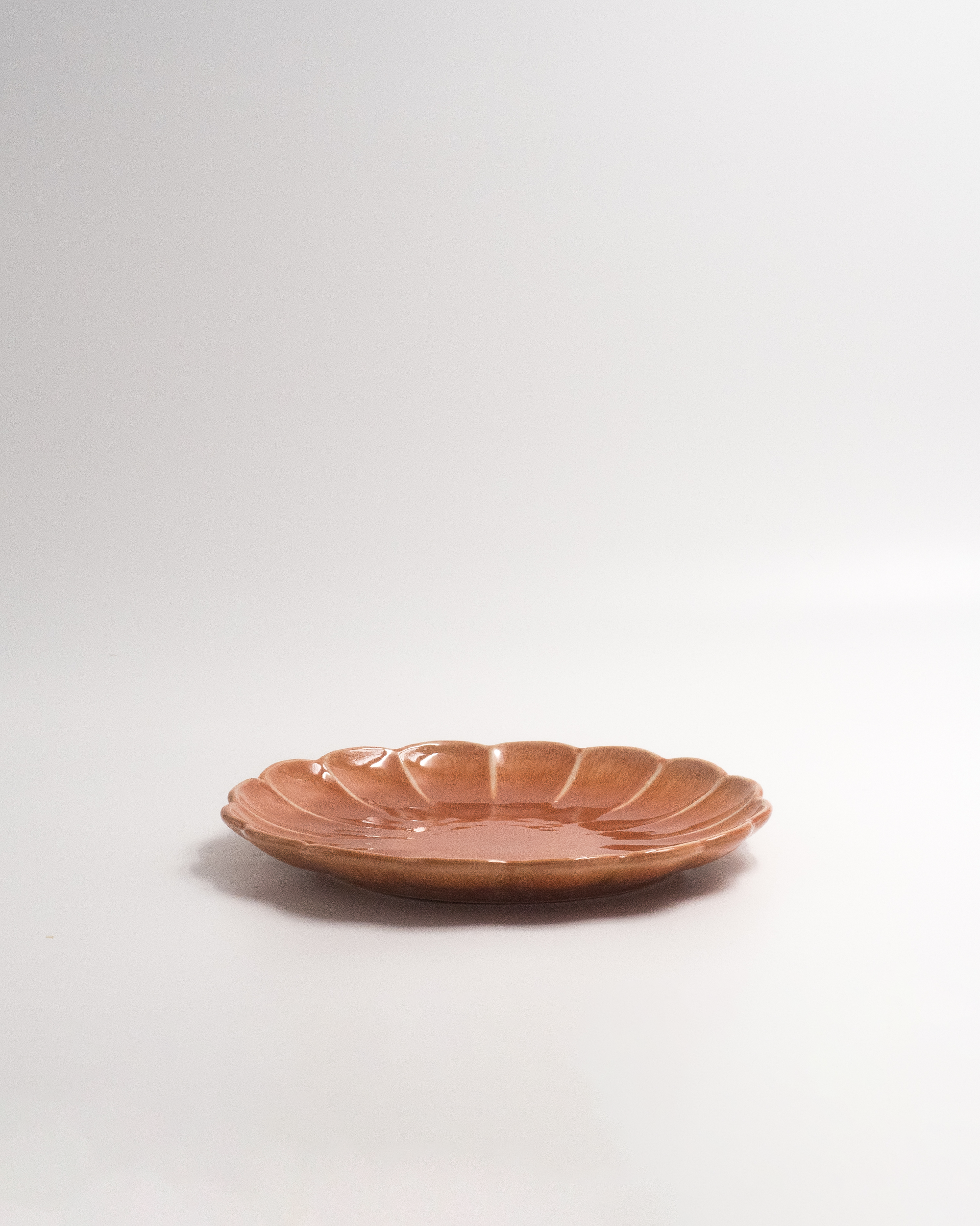 Farrago Plate Flower Caramel/22.5cm