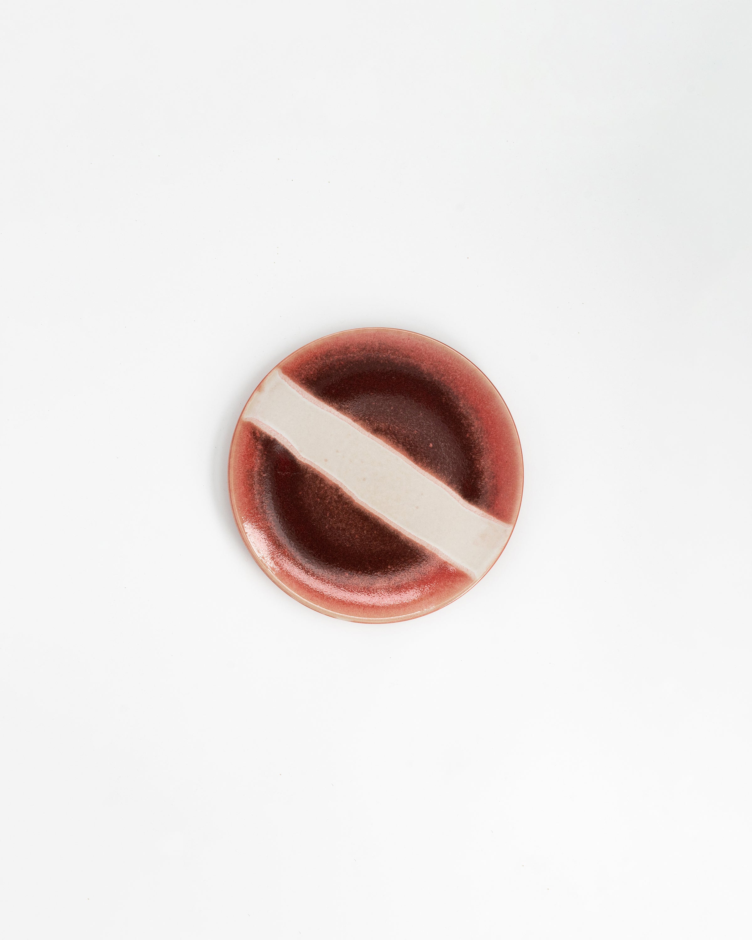 Farrago Small Plate Red Stripe/15cm 