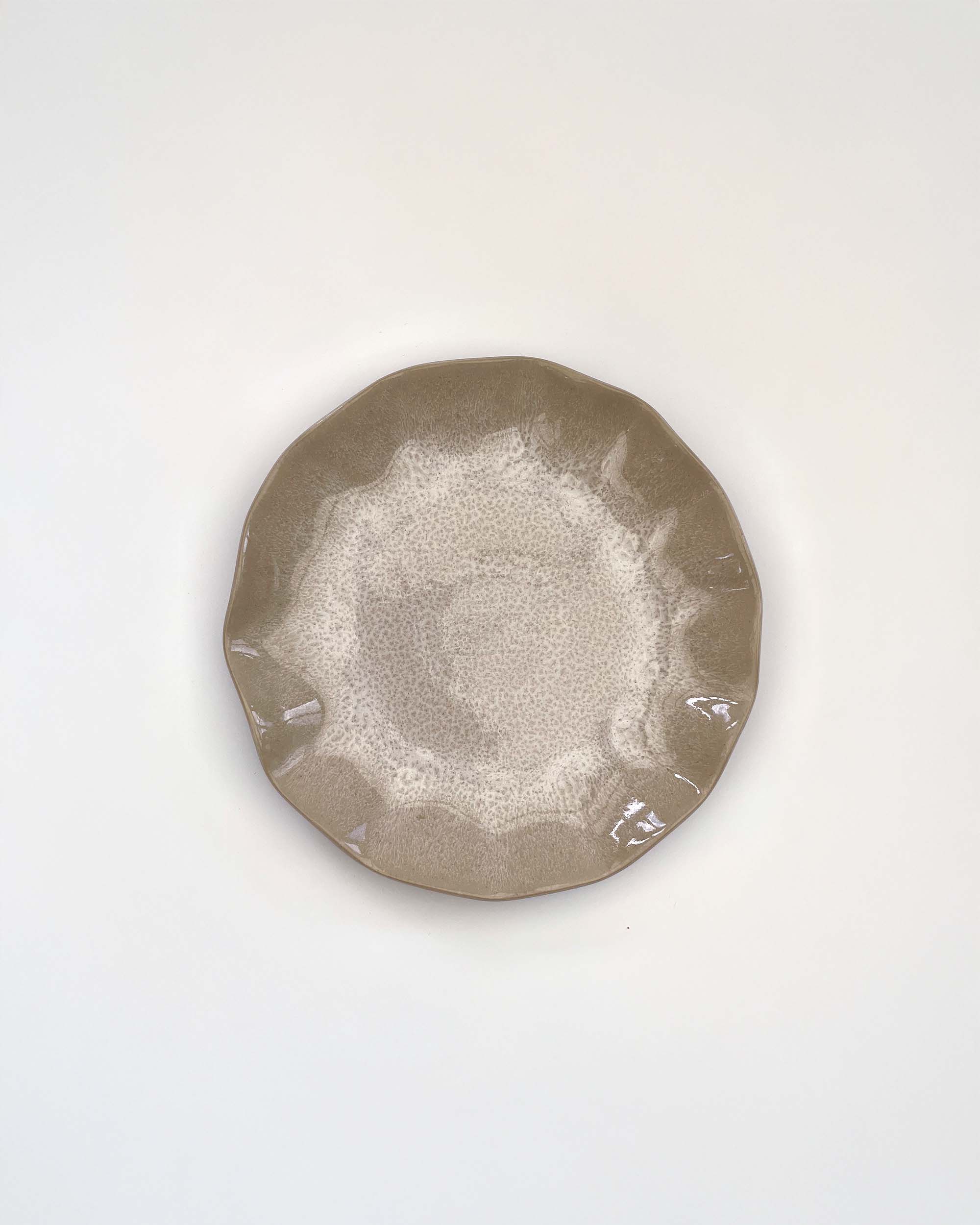 Farrago Tallrik Wave Earthy Pearl/21cm