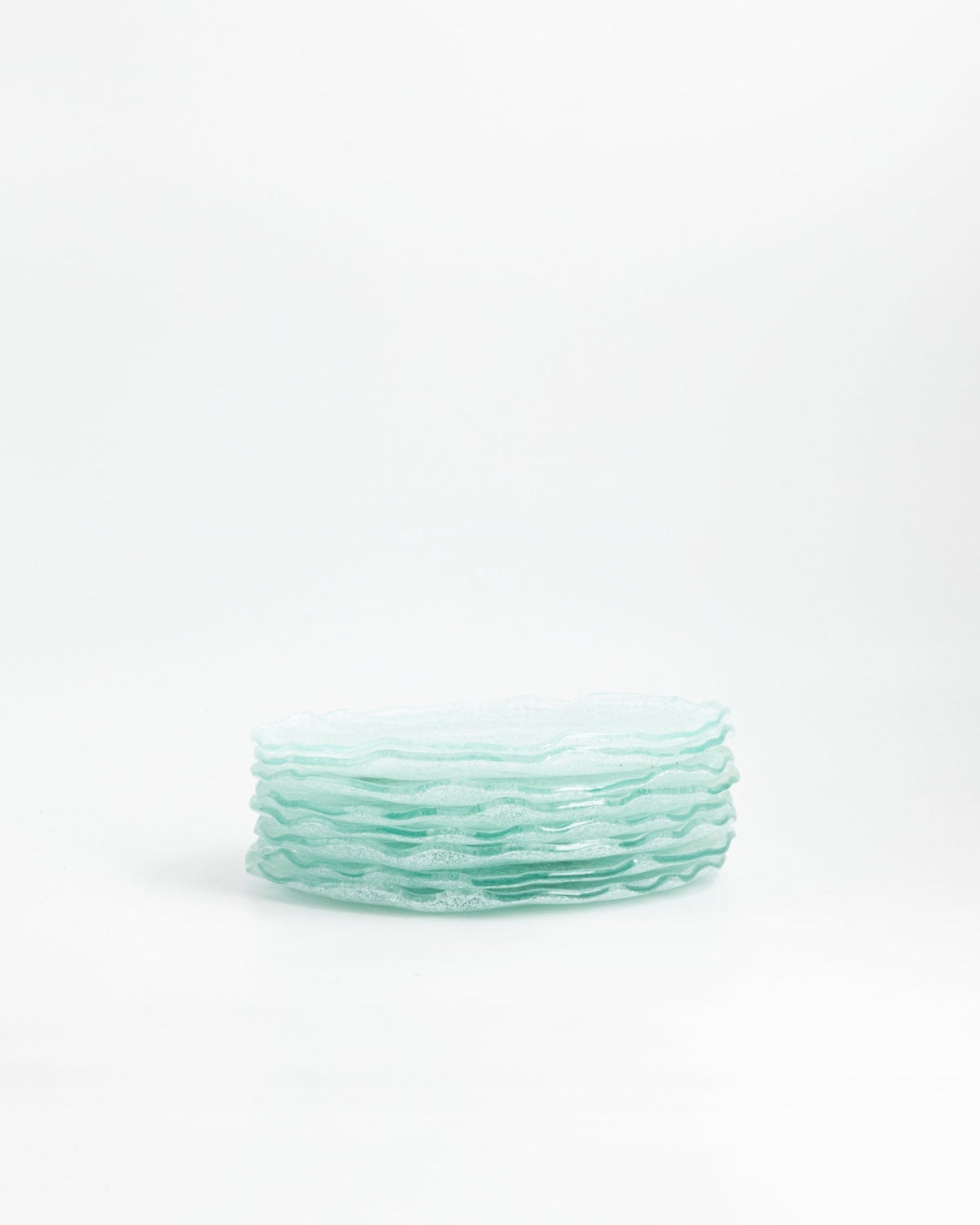 6st Just Glass Tallrik Arctic/20cm - Norling Studio