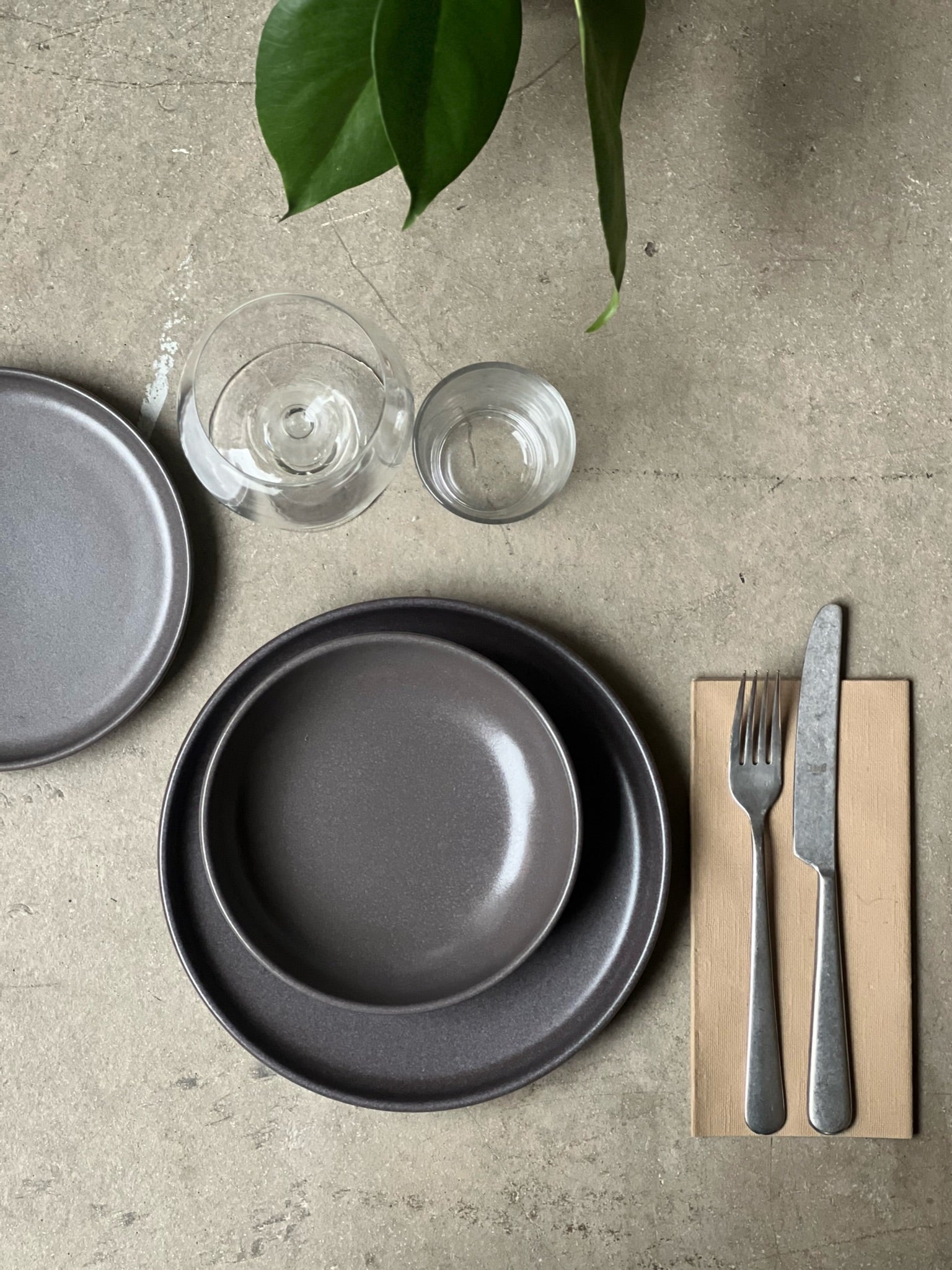 Archi Dinnerware Set 12 parts/Stone