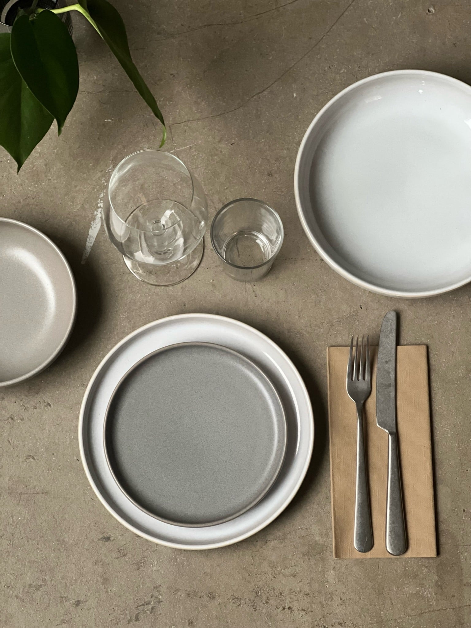 Archi Dinnerware set 12 parts/Grey Mix