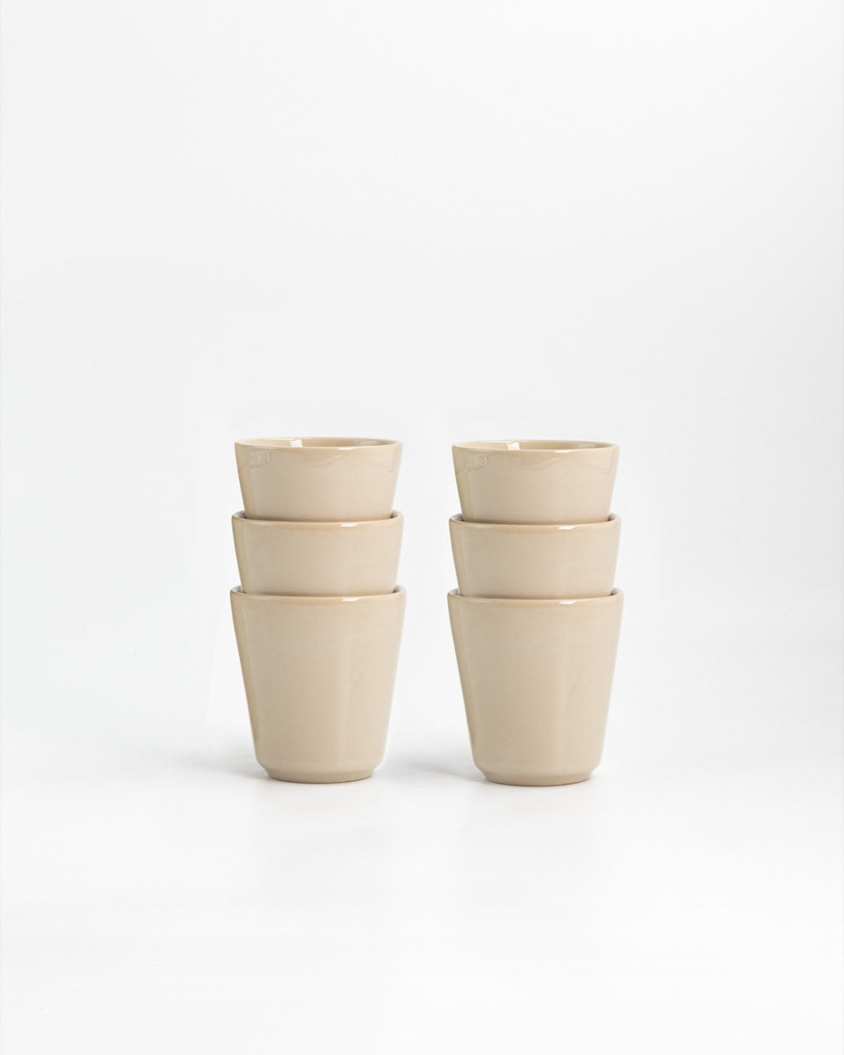 Farrago Coffee cups 6pcs/Beige/30cl