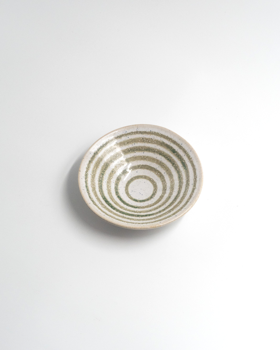 Farrago Small Bowl UFO Green Circle/14cm 