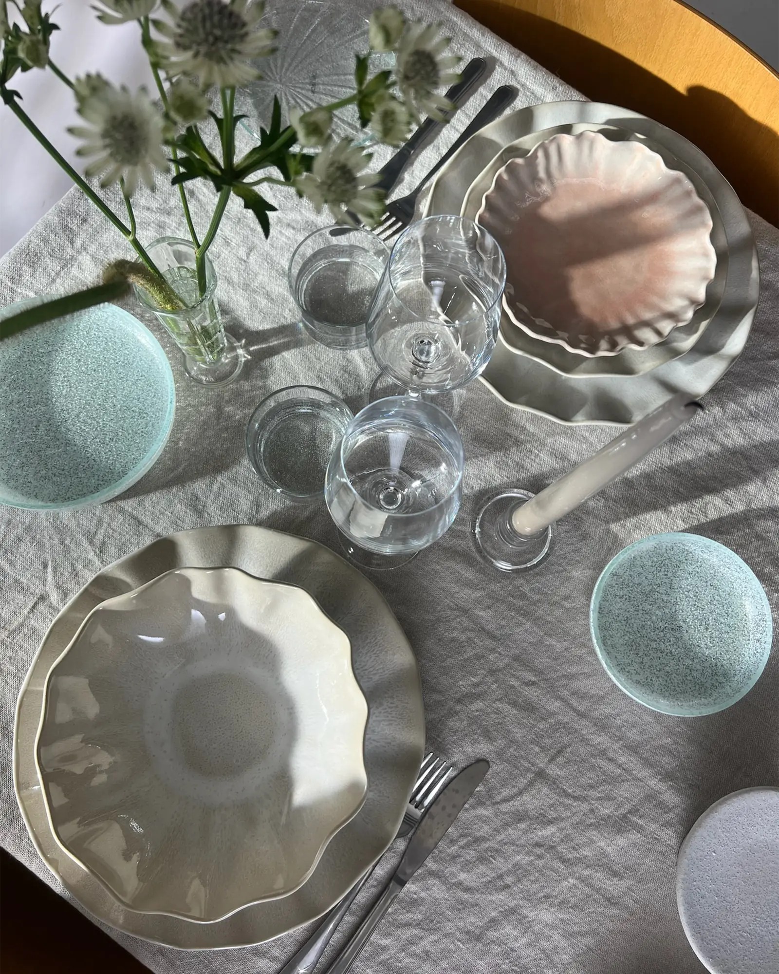 Farrago Deep Plate Wave Earthy Pearl/21cm