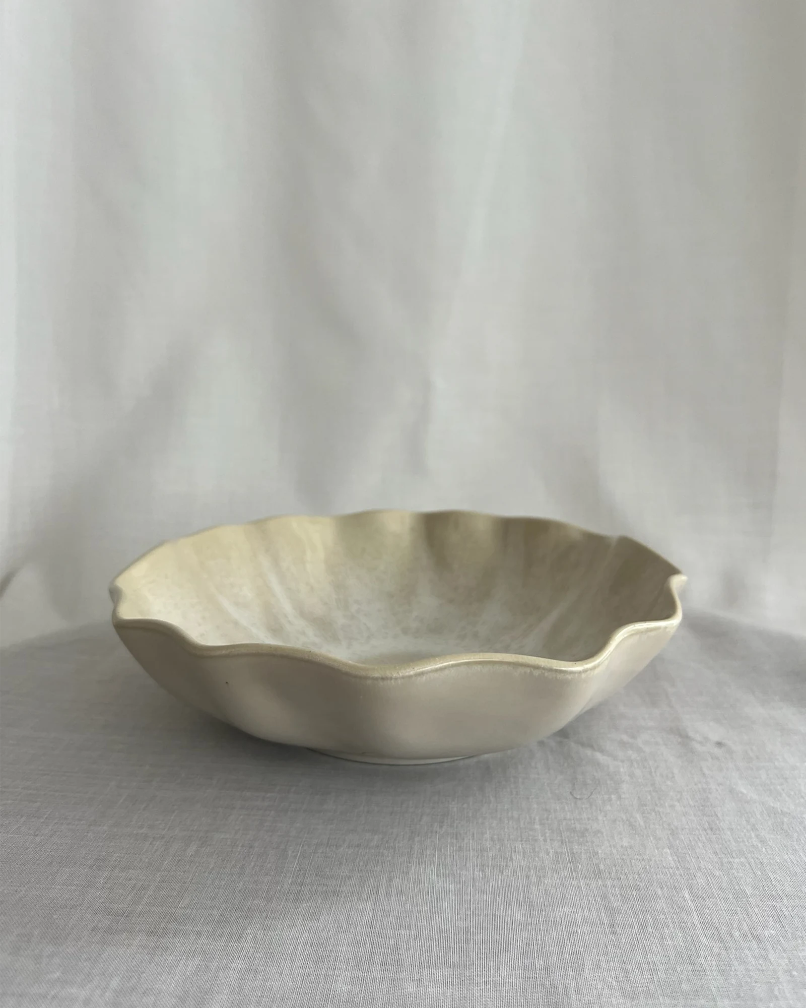 Farrago Djuptallrik Wave Earthy Pearl/21cm