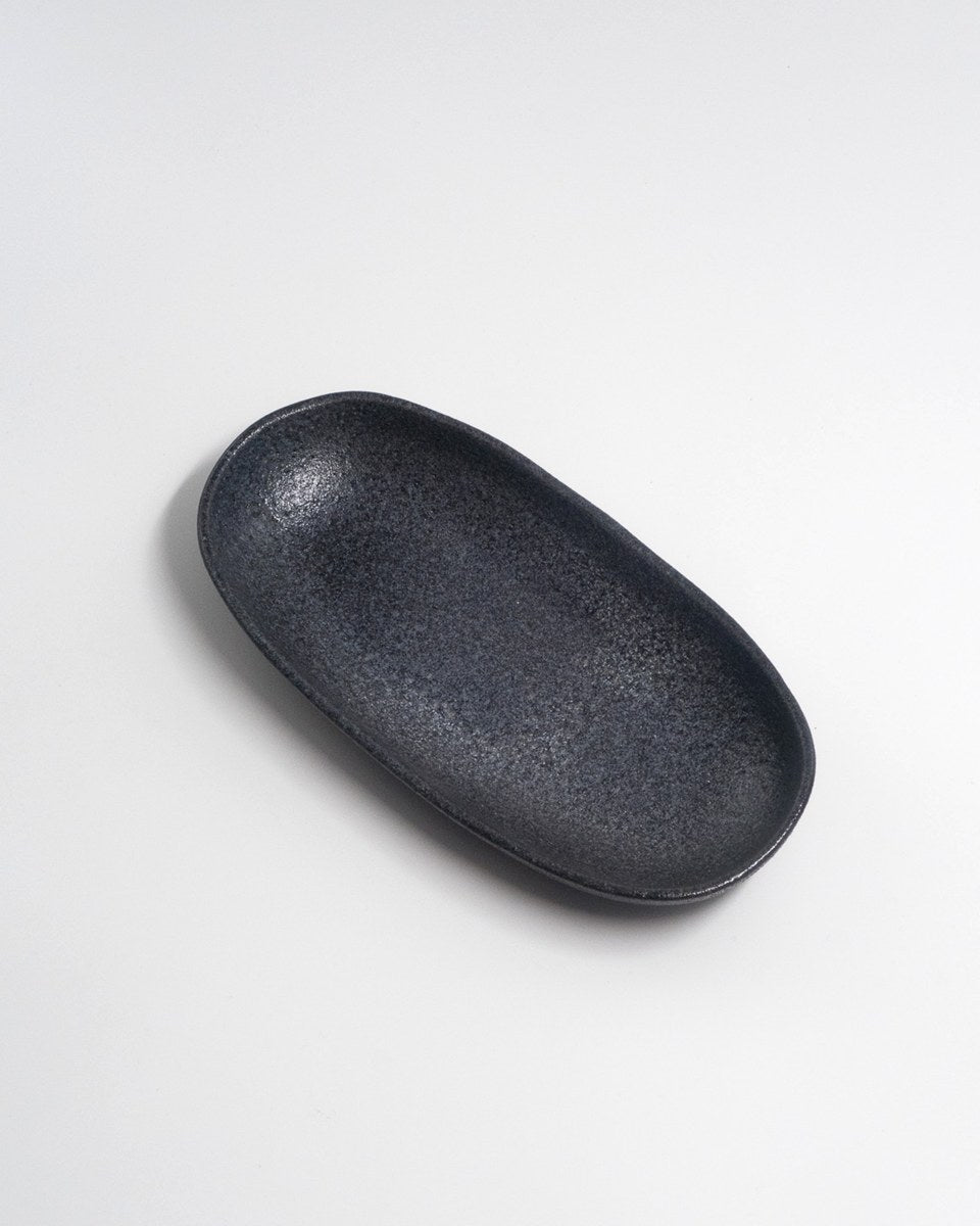 Farrago Serving Small Rough Black/23cm