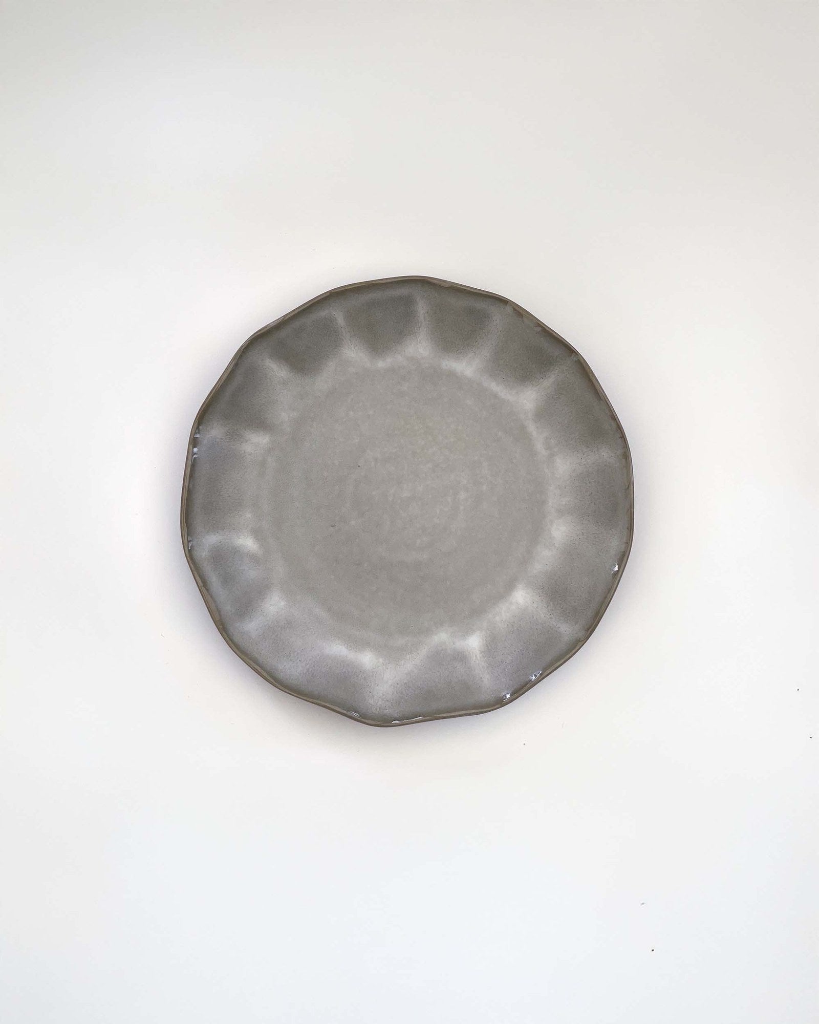 Farrago Plate Wave Grey/21cm