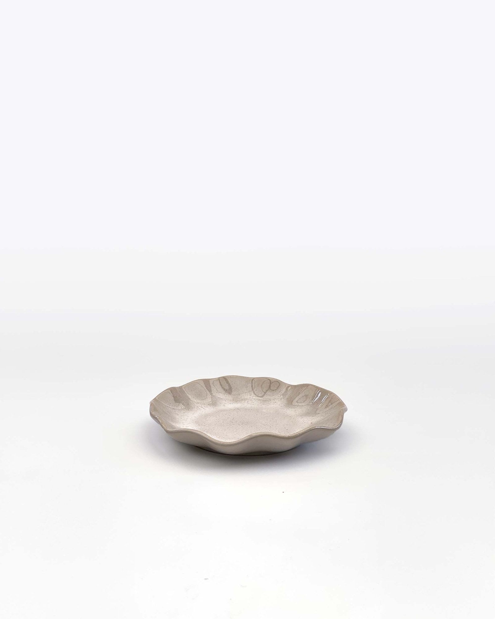 Farrago Wave Small Plate Earthy Pearl/15cm