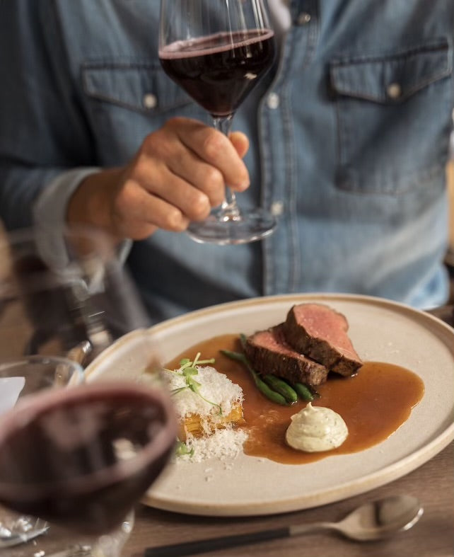 Farrago Flower Servis 24-delar Caramel Sand