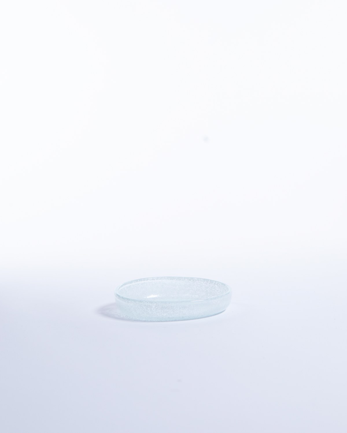 Just Glass Edge Small Plate Arctic/13.5cm