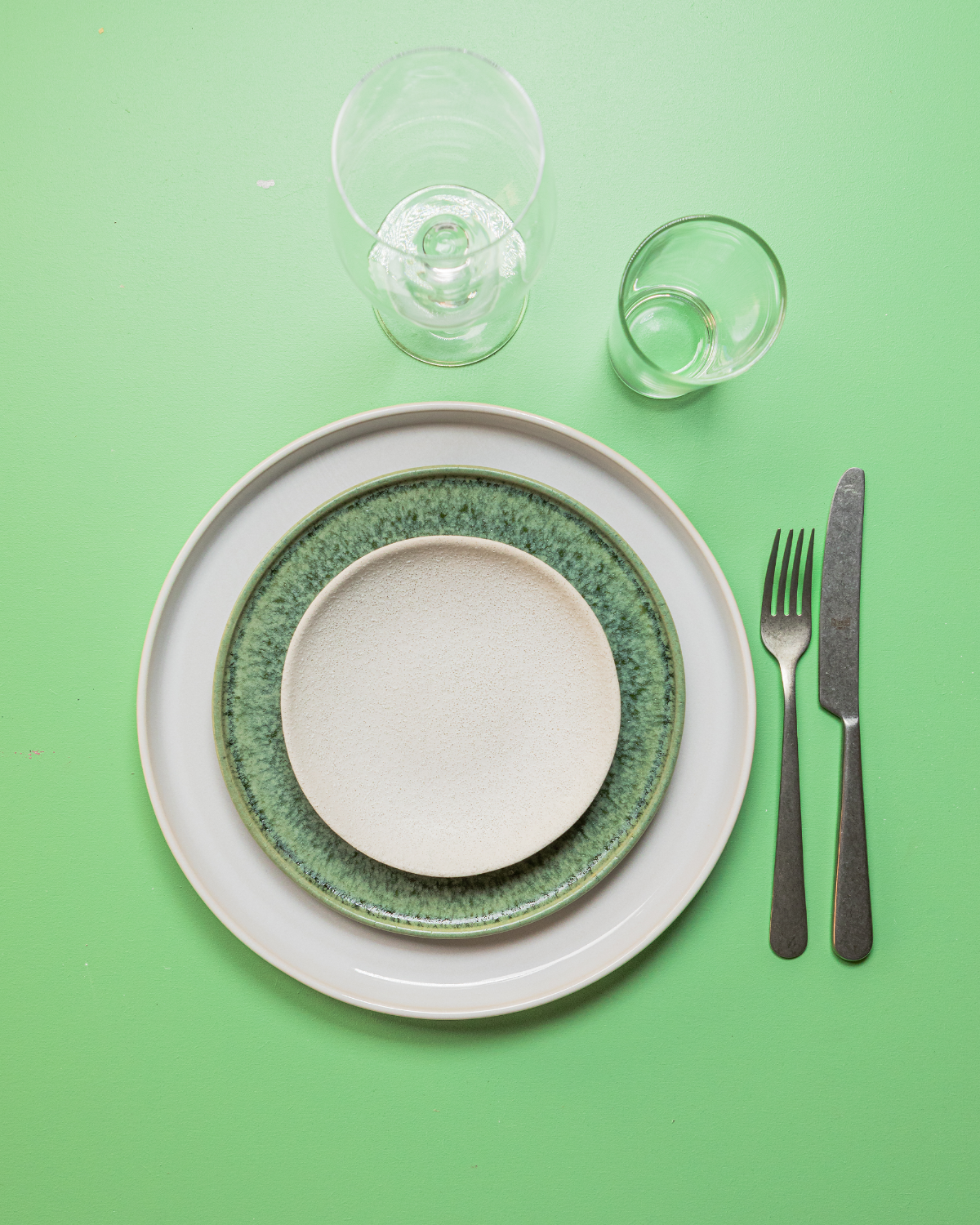 Farrago Plate Green Wrack/22cm 