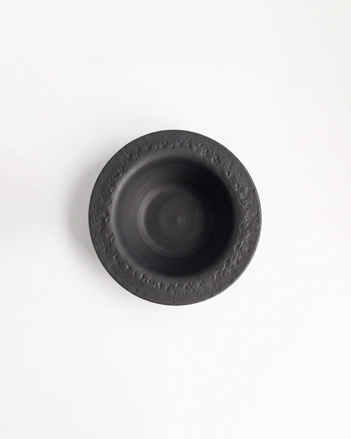 Stor Skål Rocky Hatt Slate Black, skiffersvart 19 cm – från Norling Studio
