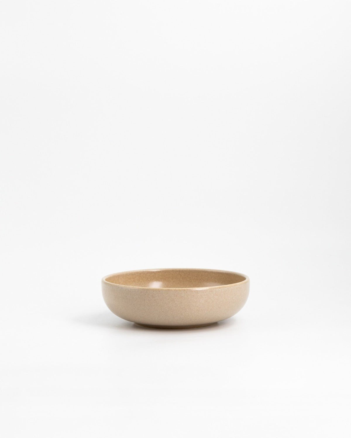 Liten Skål Archi Sand, sandbeige stengods 16 cm, flera exemplar tillsammans – från Norling Studio