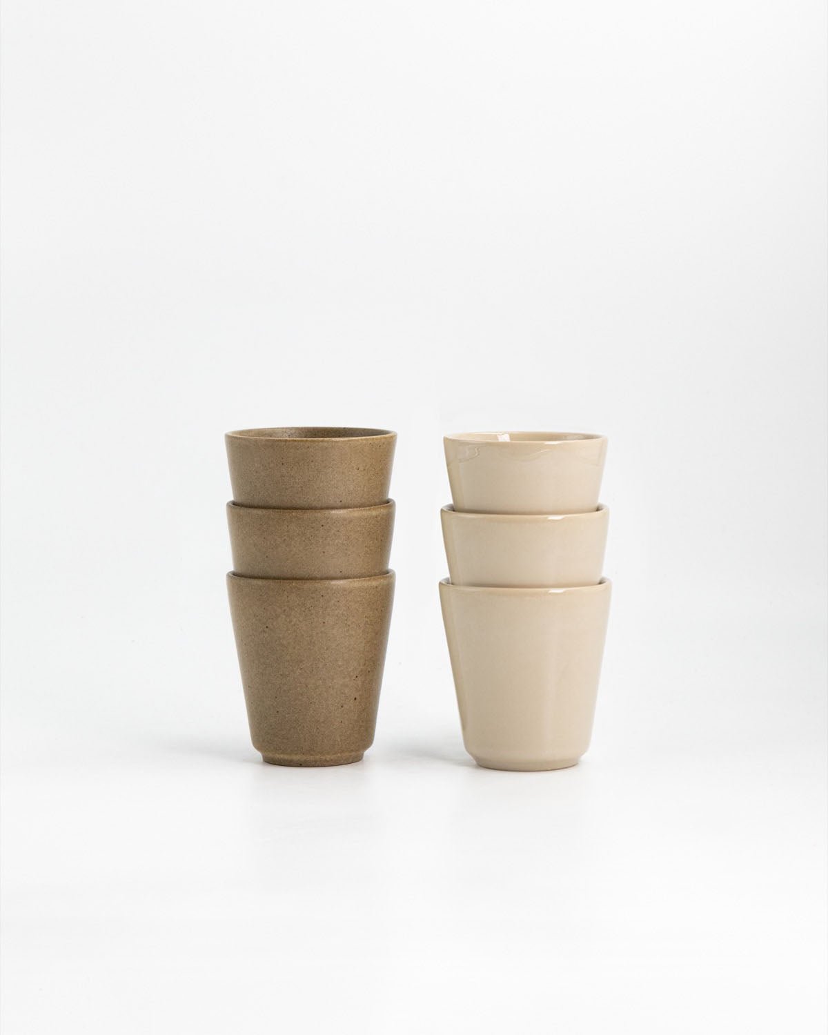 Farrago Kaffekoppar 6st/Beige Mix/30cl - Norling Studio