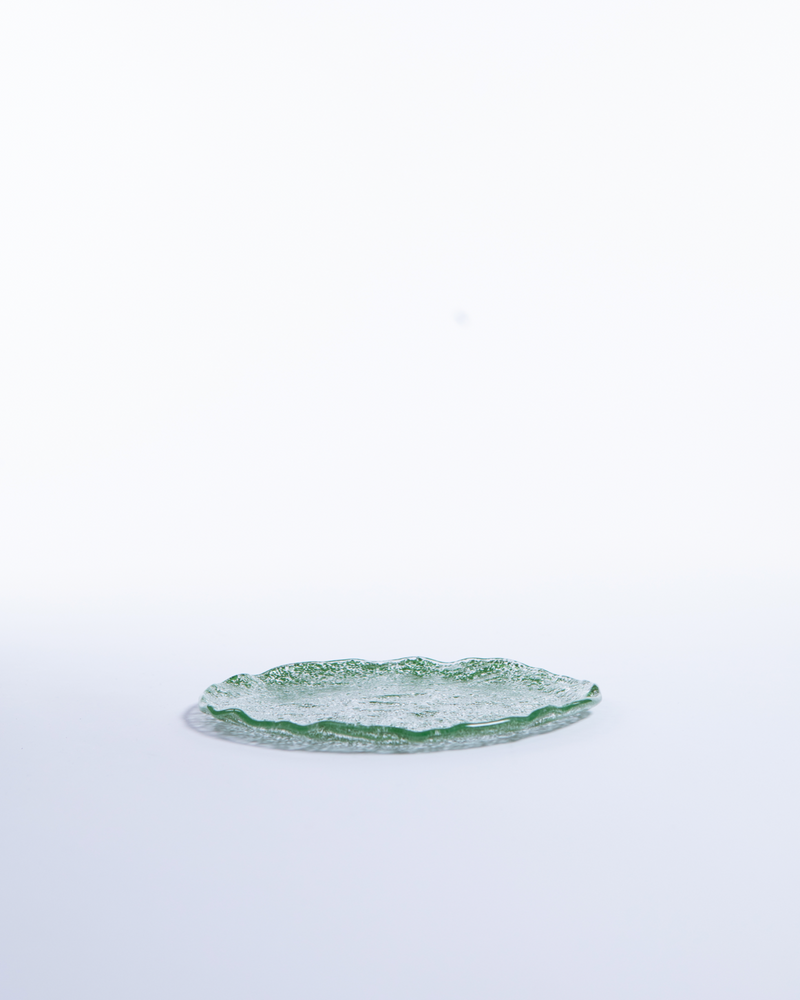 6st Just Glass Tallrik Basil/20cm