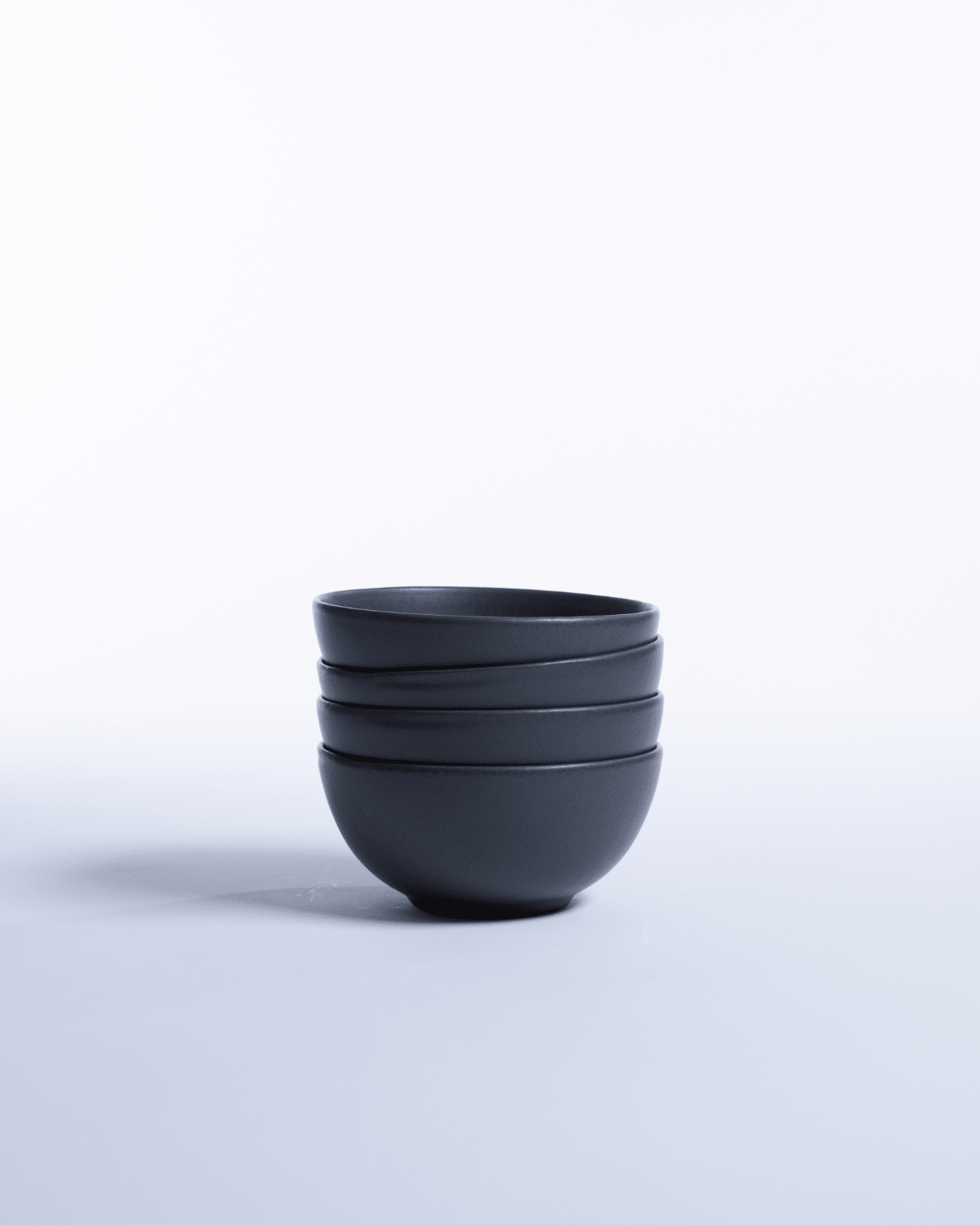 Liten Skål Archi Deco Midnight, mattsvart stengods 14 cm (bild 2) – från Norling Studio