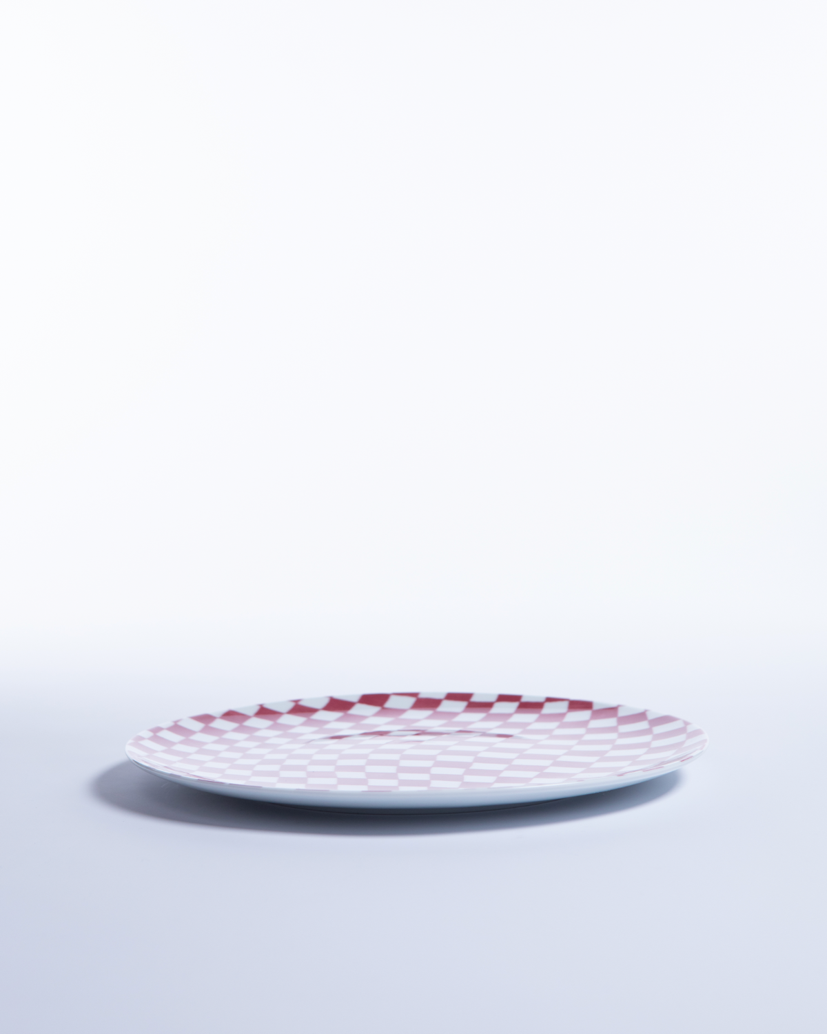 Lazio Plate Burgundy/28cm 