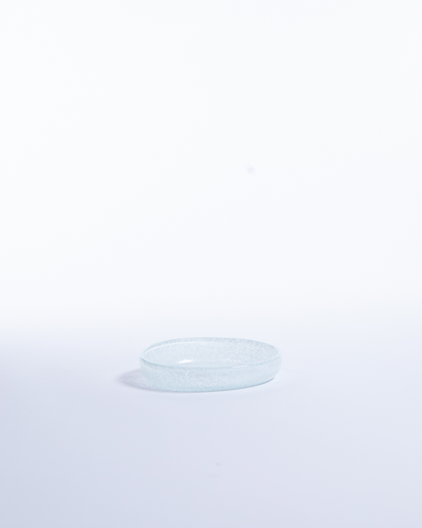 Just Glass Edge Small Plate Arctic/13.5cm